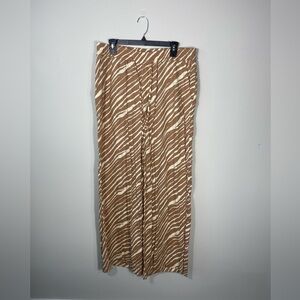 A New Day Zebra Print Linen Pants